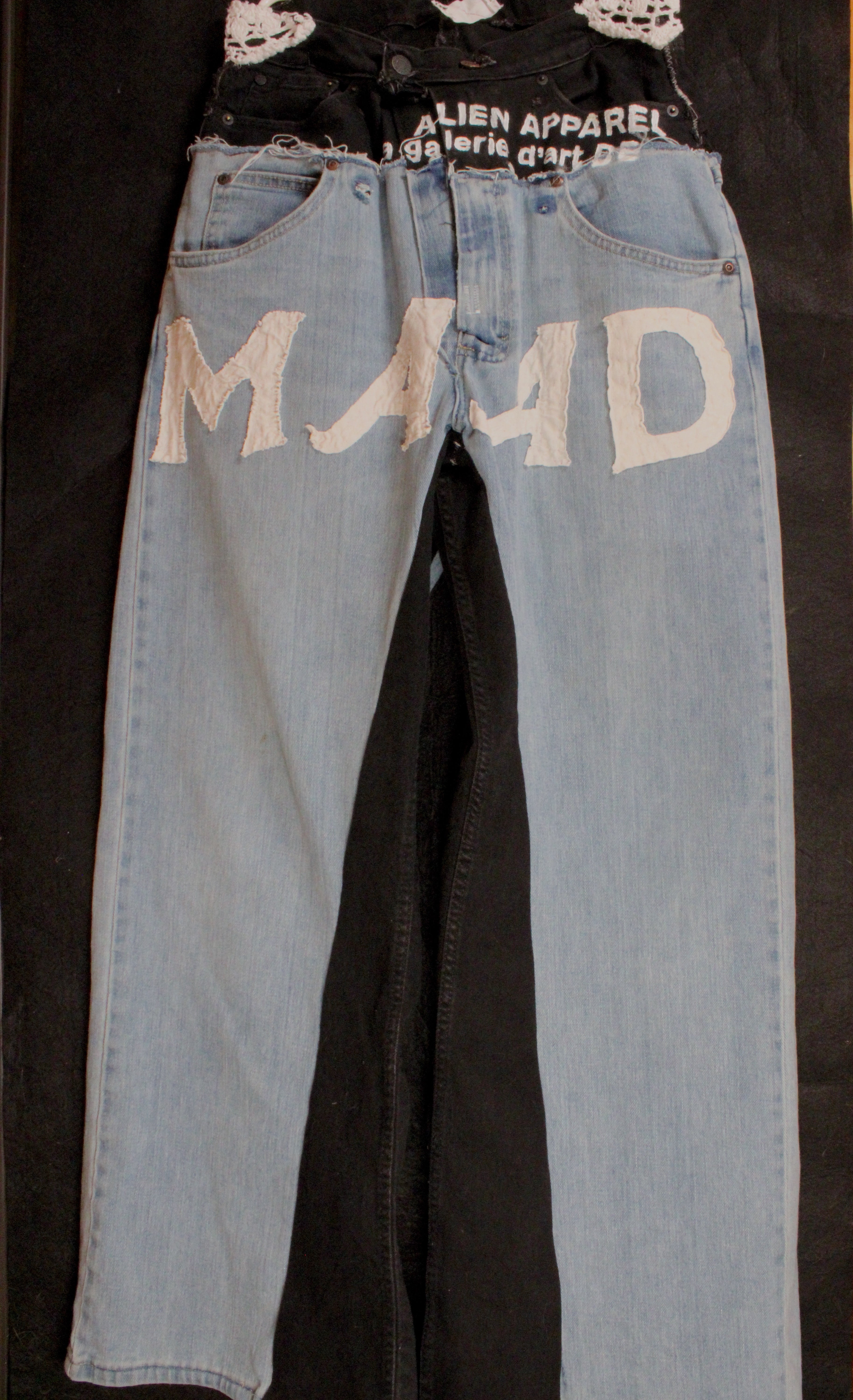 1 of 1 Half Black M.A.A.D Baggy Denim