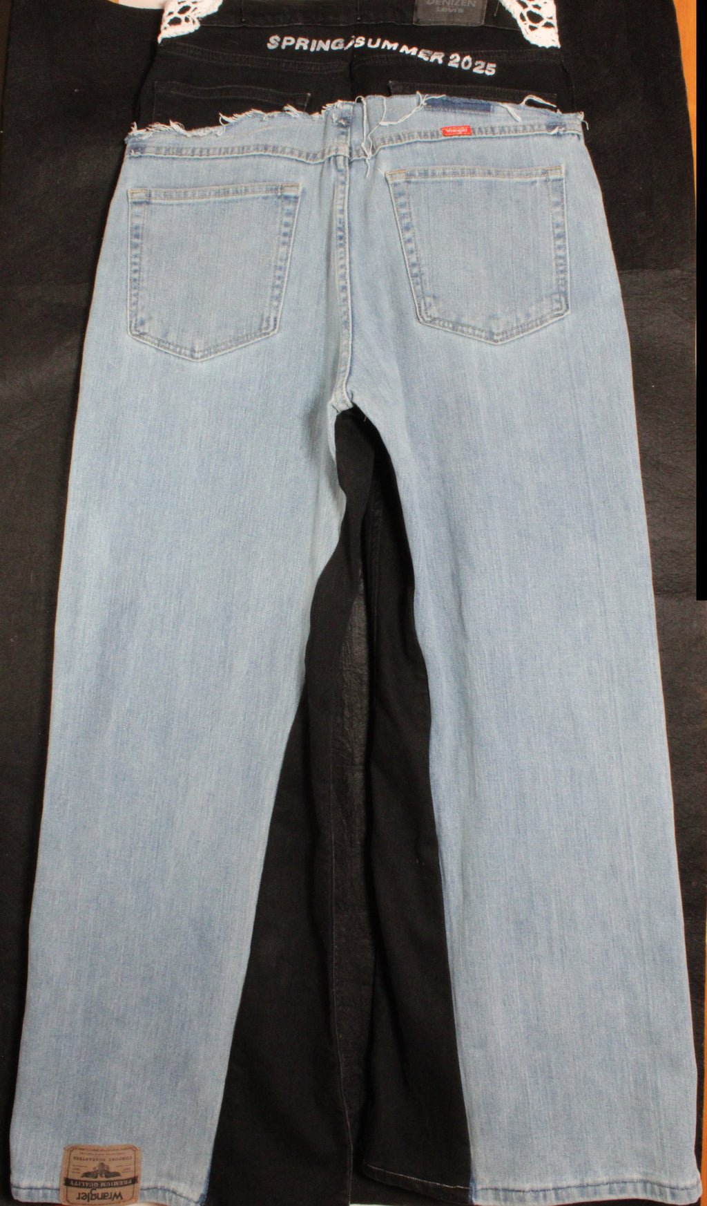 1 of 1 Half Black M.A.A.D Baggy Denim