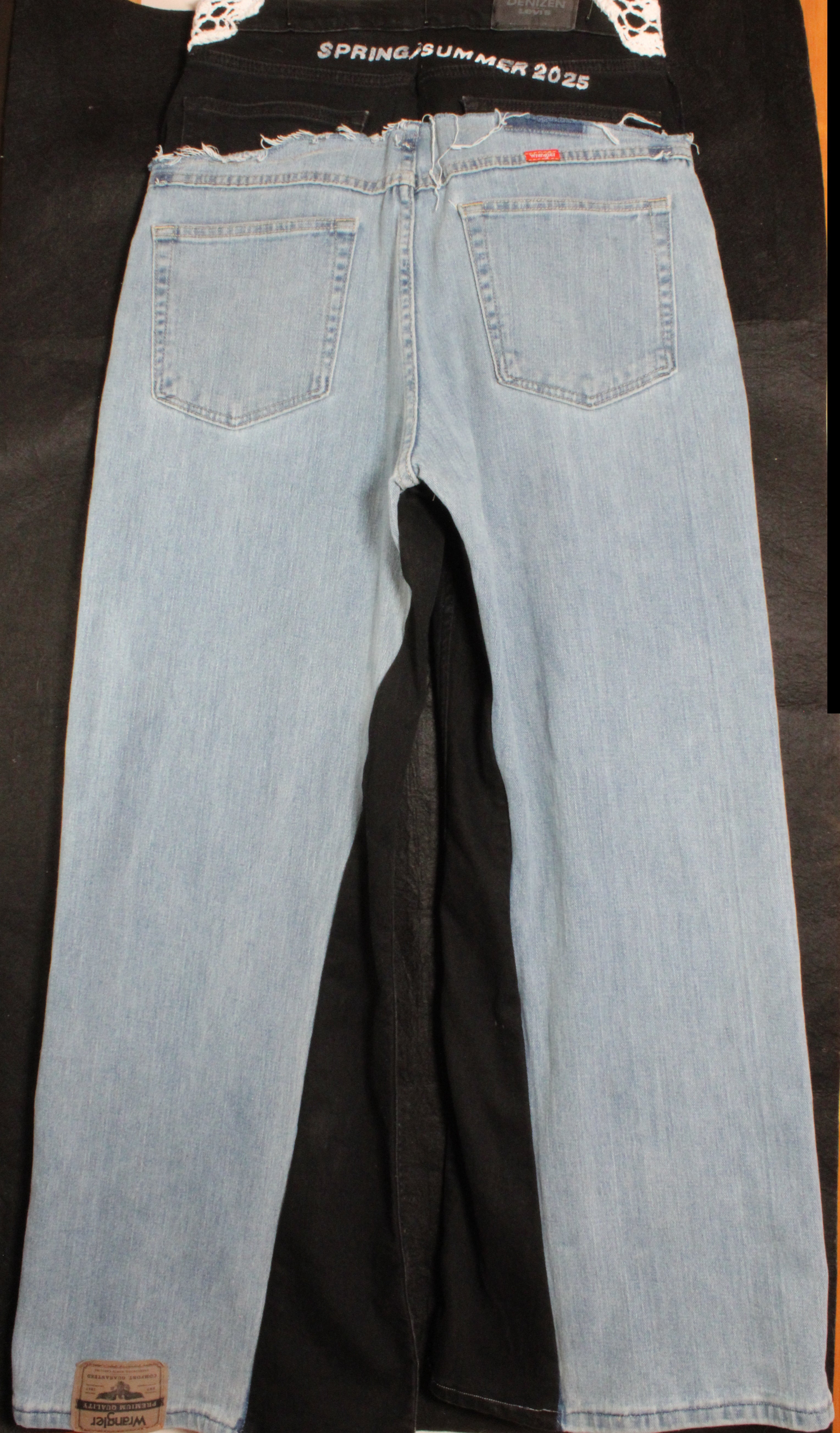 1 of 1 Half Black M.A.A.D Baggy Denim