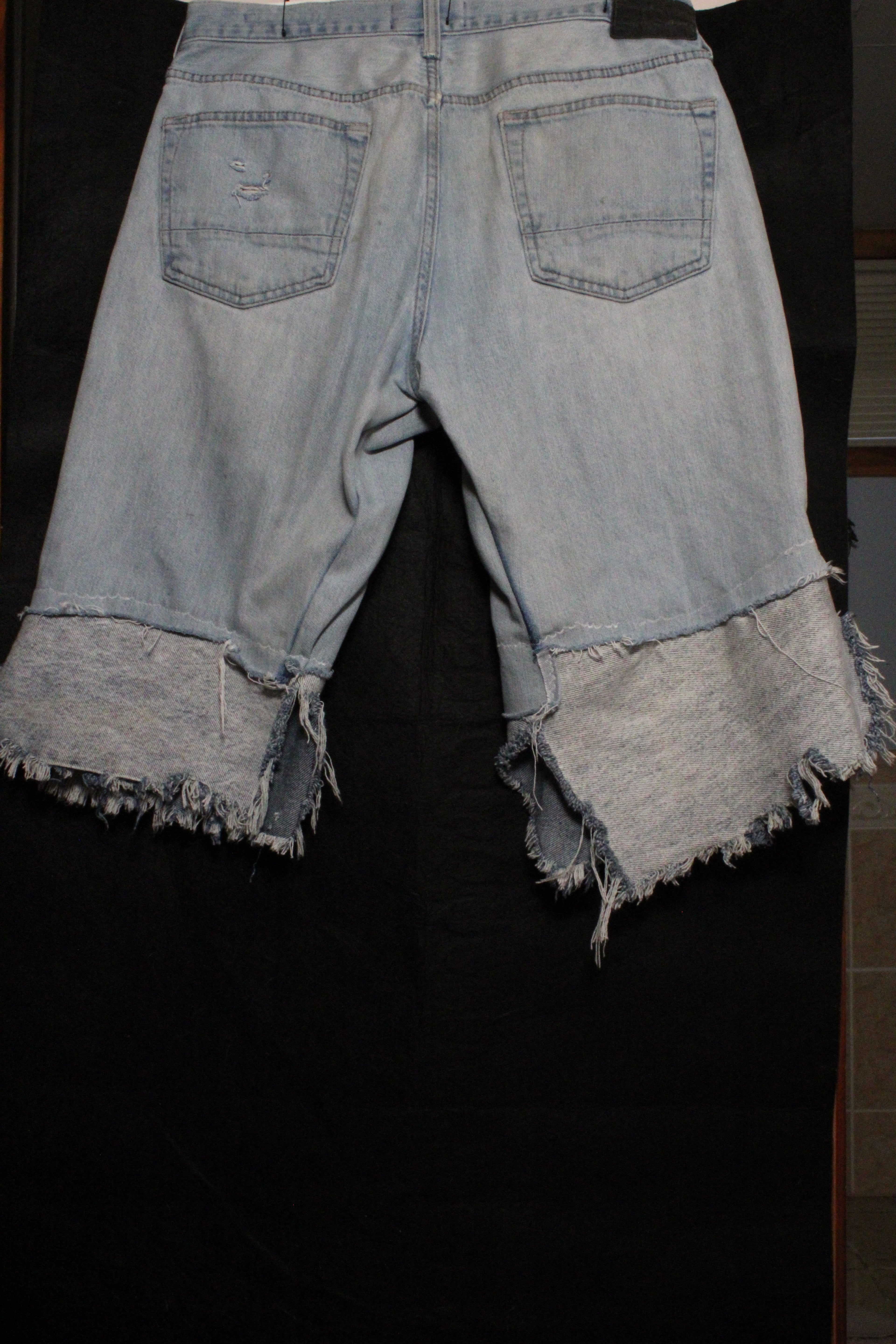1 of 1 Distressed Baggy Jean Shorts