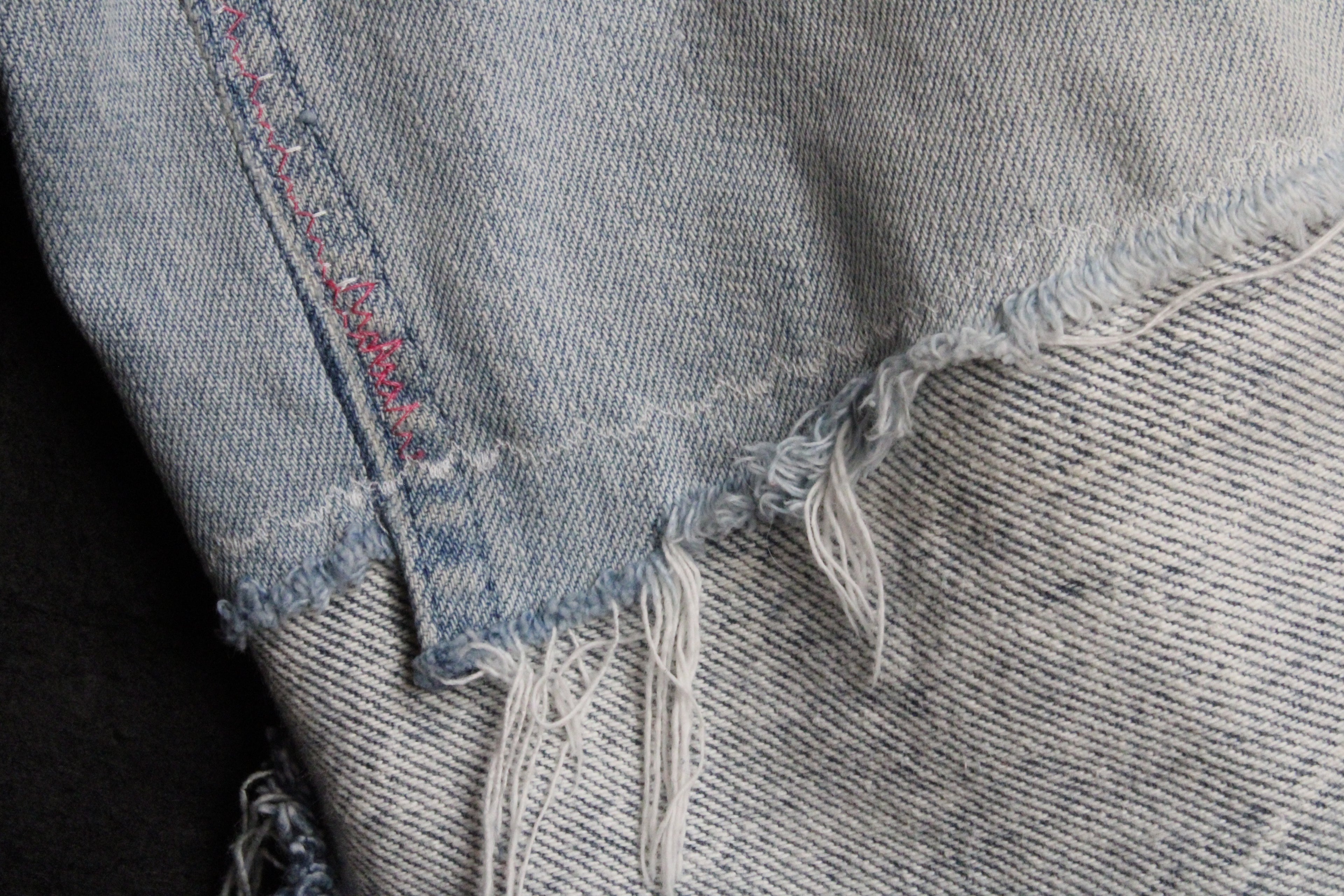 1 of 1 Distressed Baggy Jean Shorts