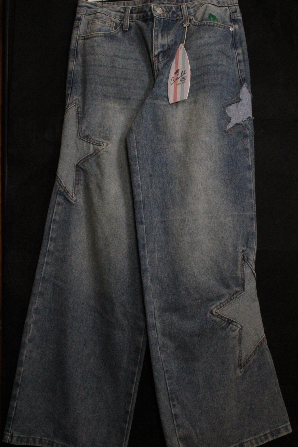 1 of 1 Custom Request Cali 1850 Star Appliqué Denim