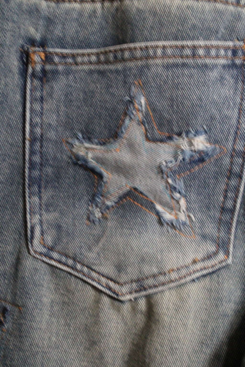 1 of 1 Custom Request Cali 1850 Star Appliqué Denim