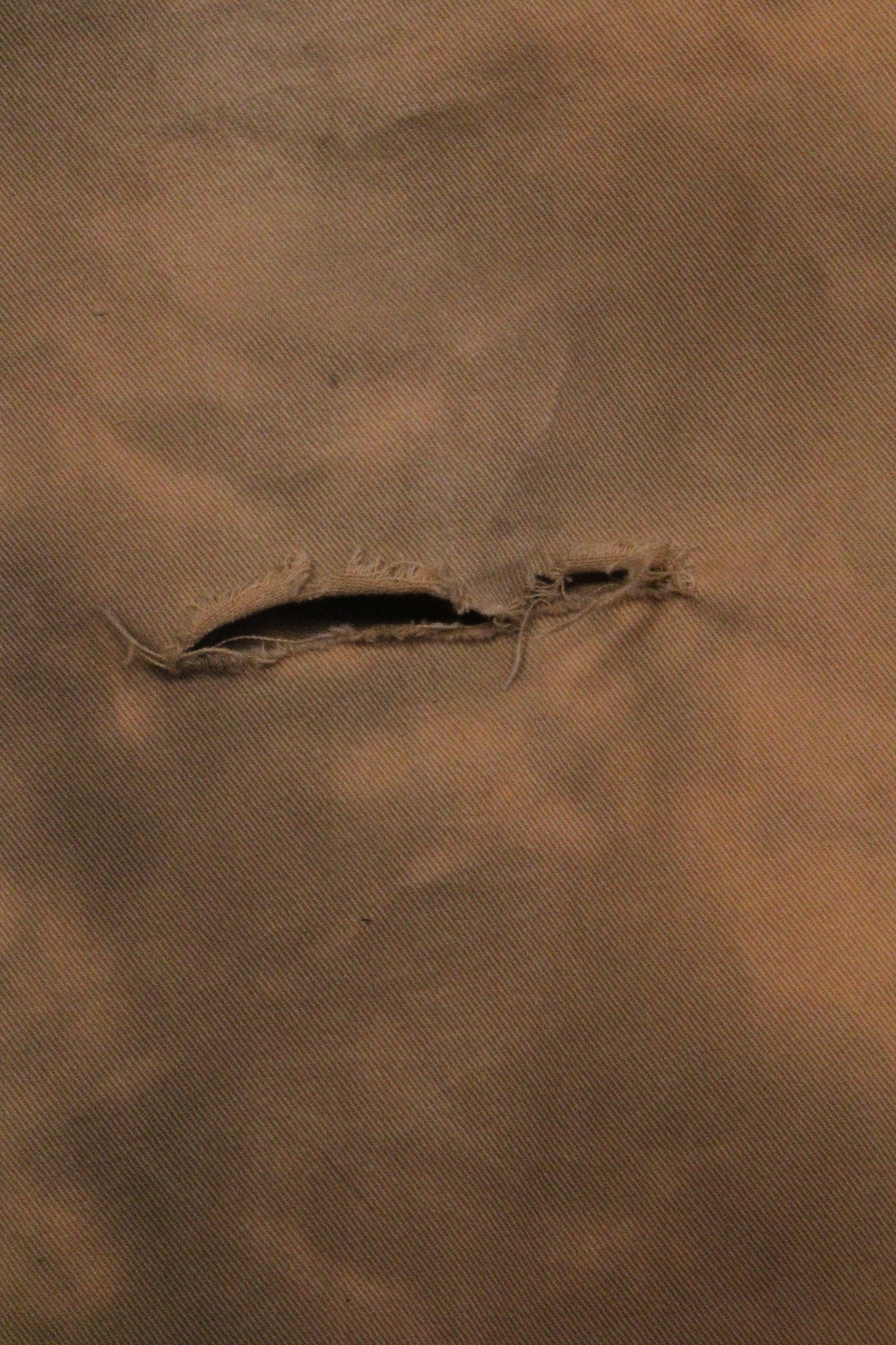 1 of 1 Bleach Wash Distressed Khakis