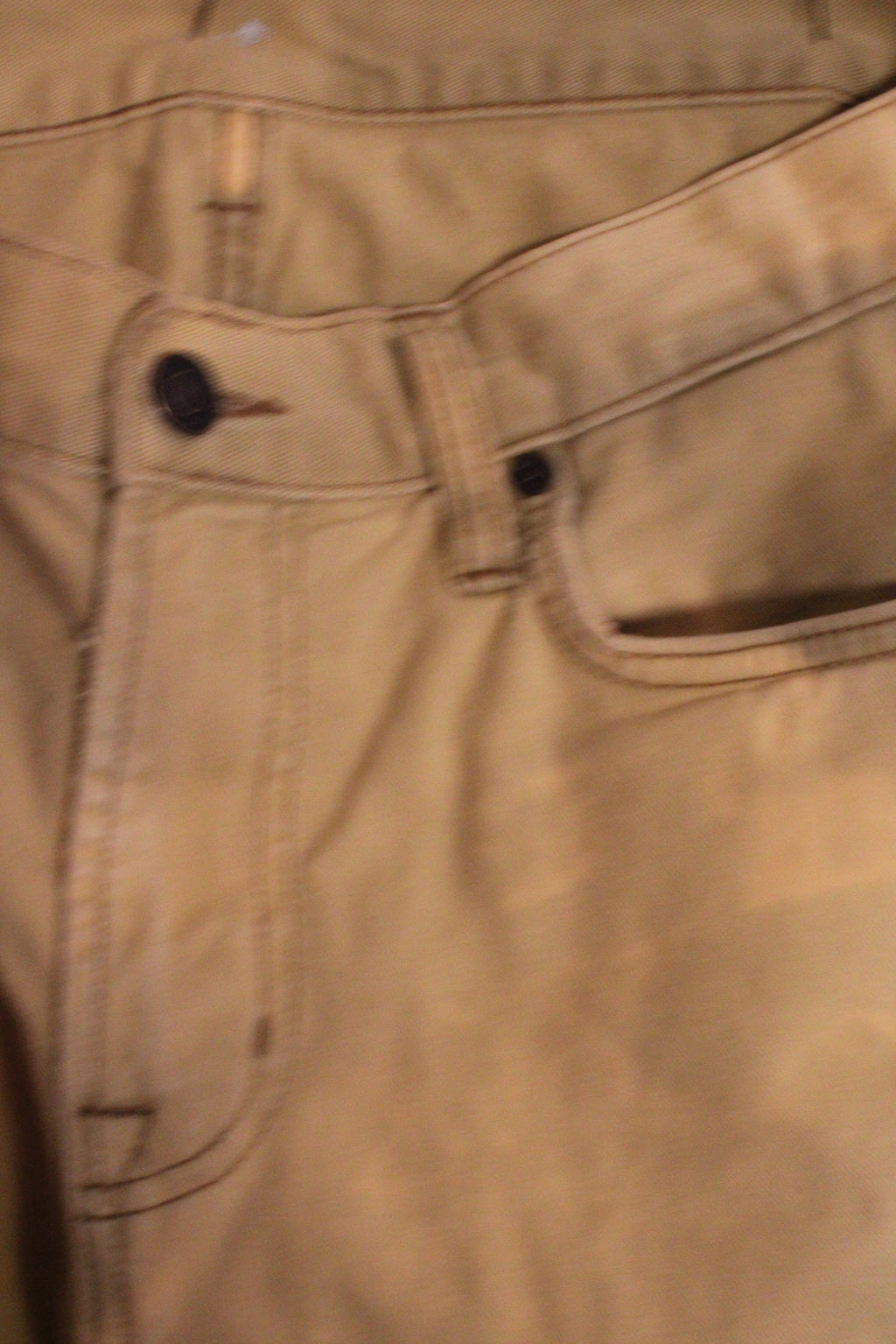 1 of 1 Bleach Wash Distressed Khakis