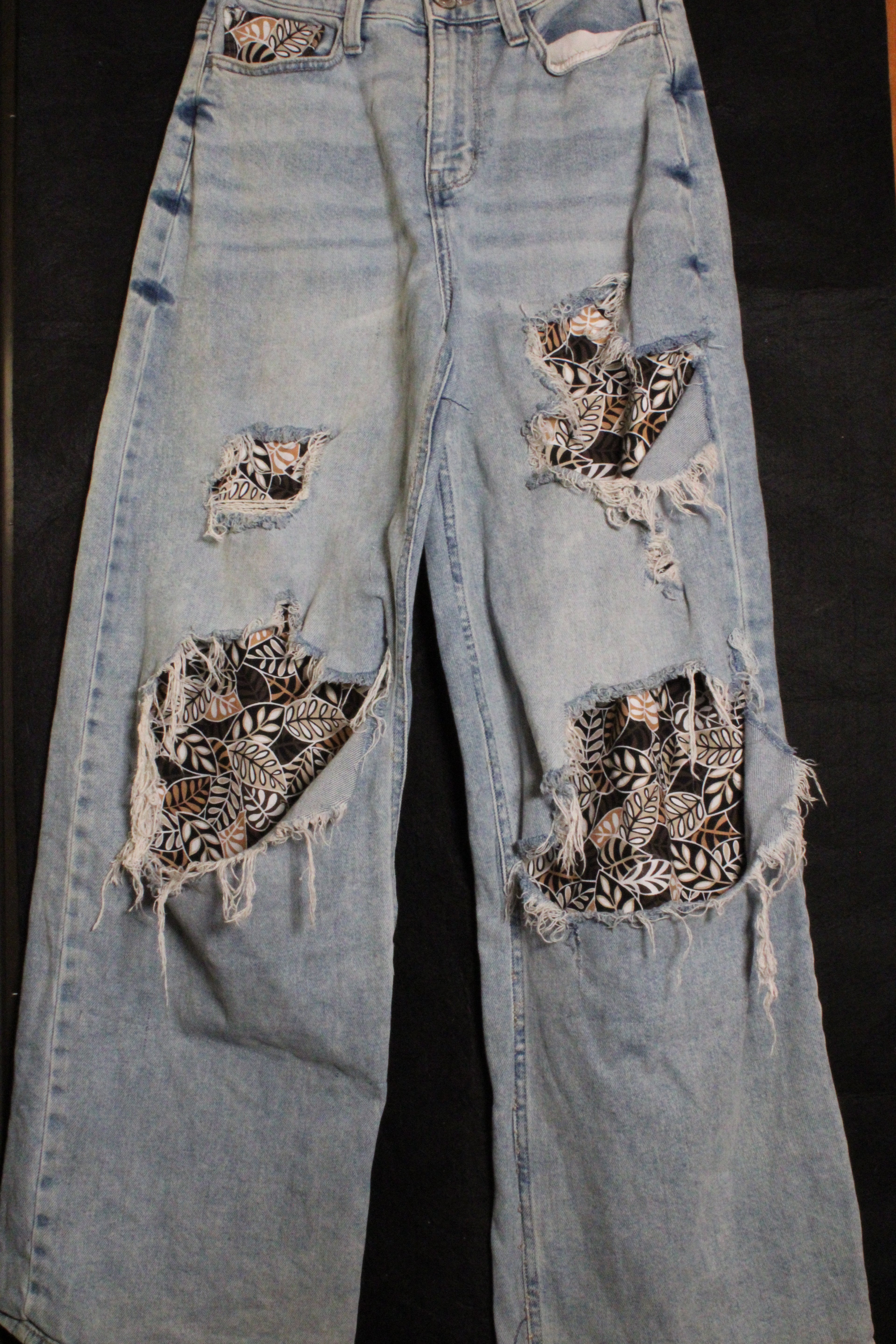 "Overgrown" Baggy Distressed Denim