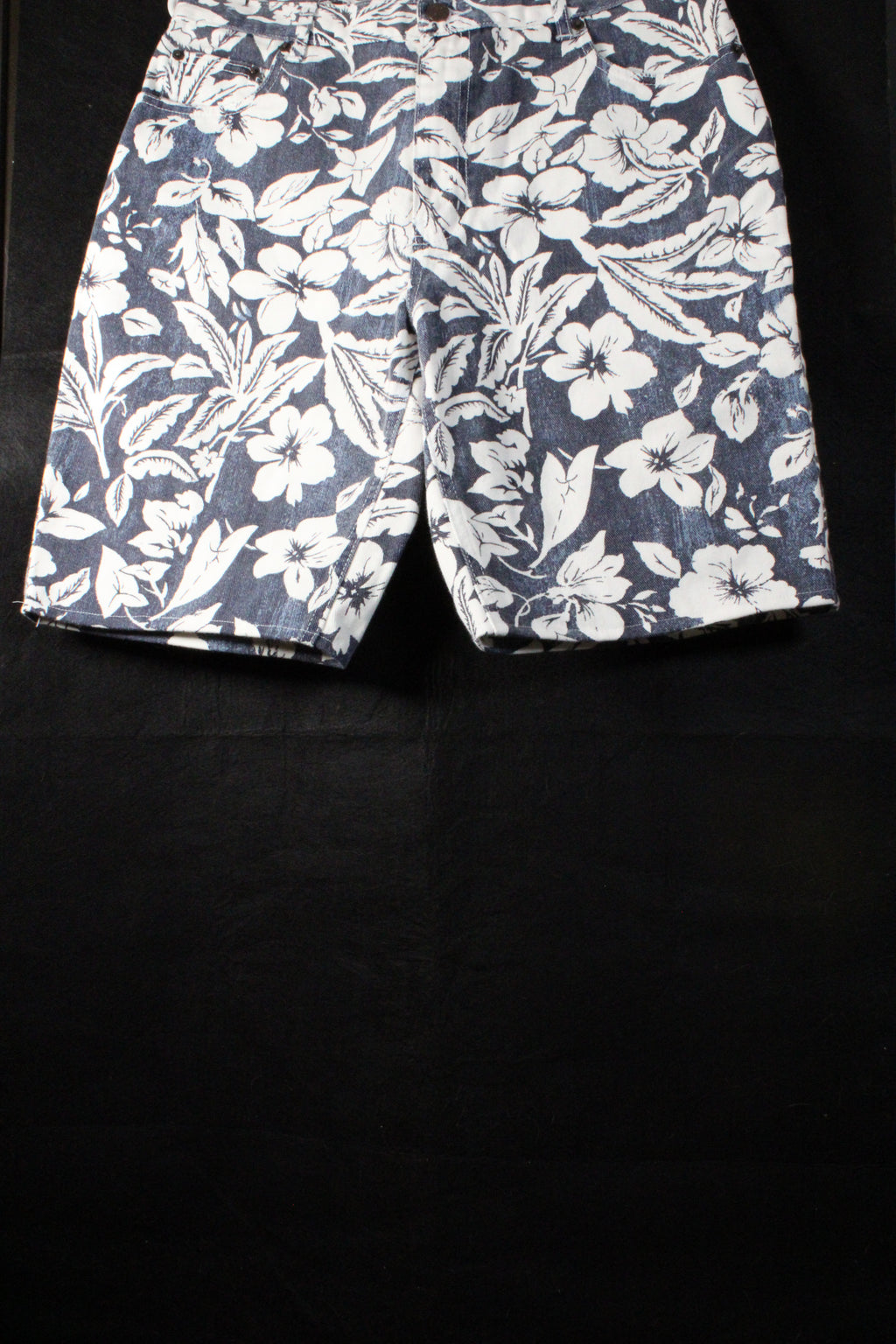 "Snow Flowers" Jean Shorts