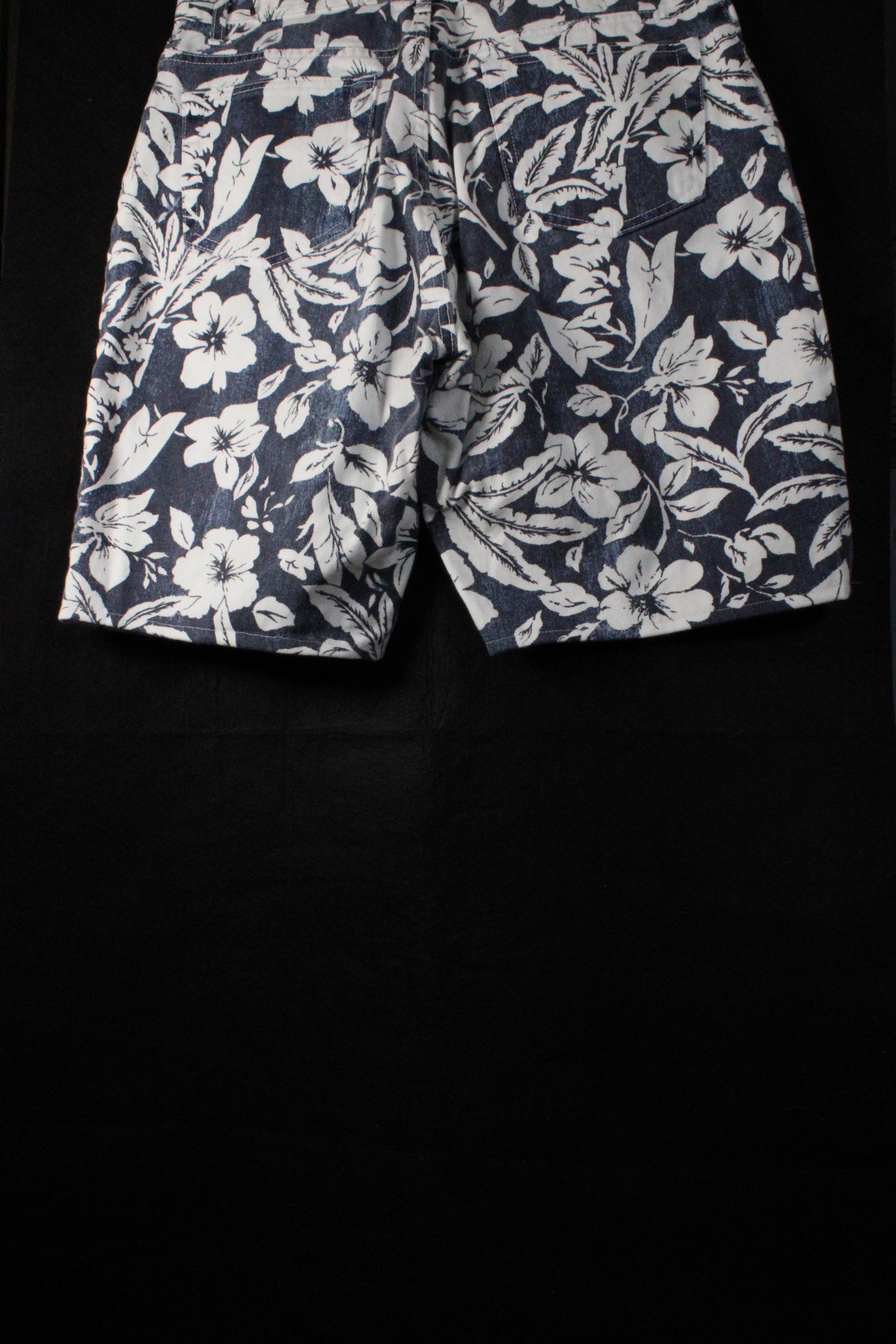 "Snow Flowers" Jean Shorts